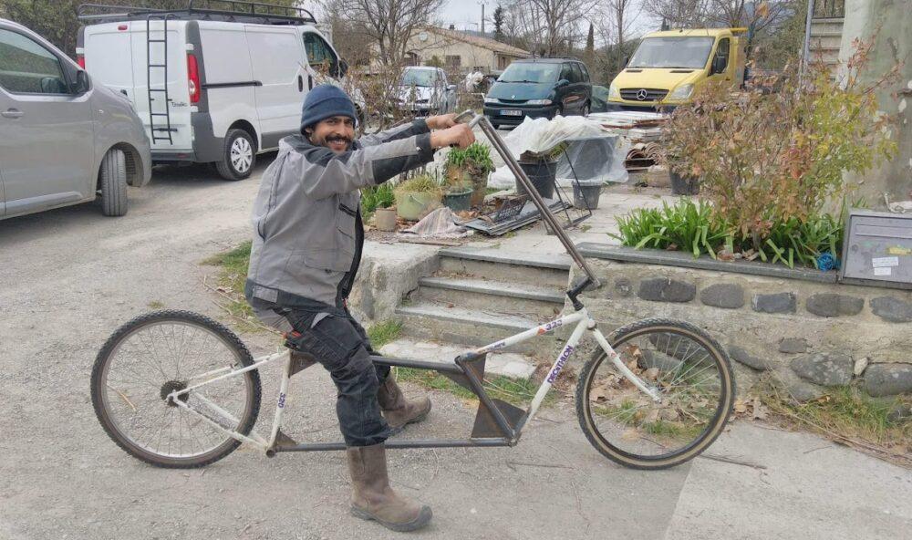 chopper draisienne métal acier fer personnalisation recyclage métaux creations artistiques