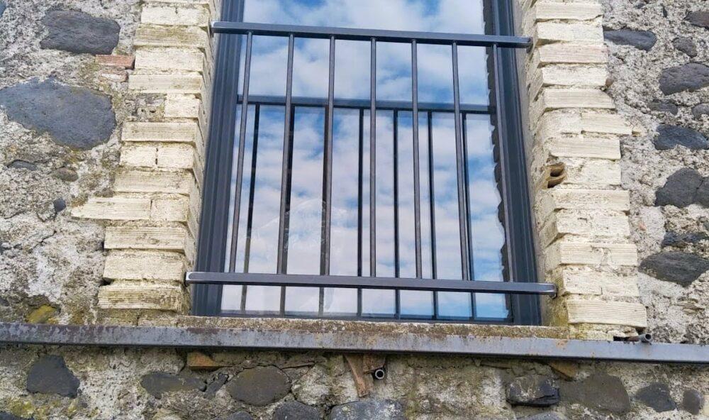 Garde corps porte fenêtre côté façade