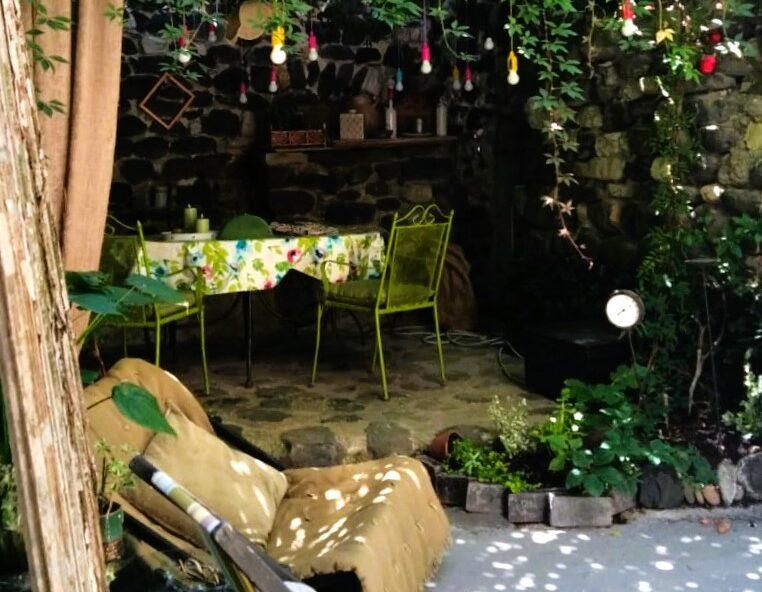 Treillis plante grimpante pour terrasse, réalisé par Cametal & Co