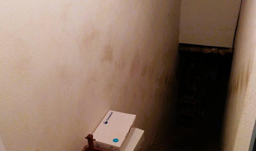 Escalier intérieur sans rampe