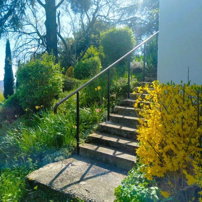 Garde corps pour escalier extérieur